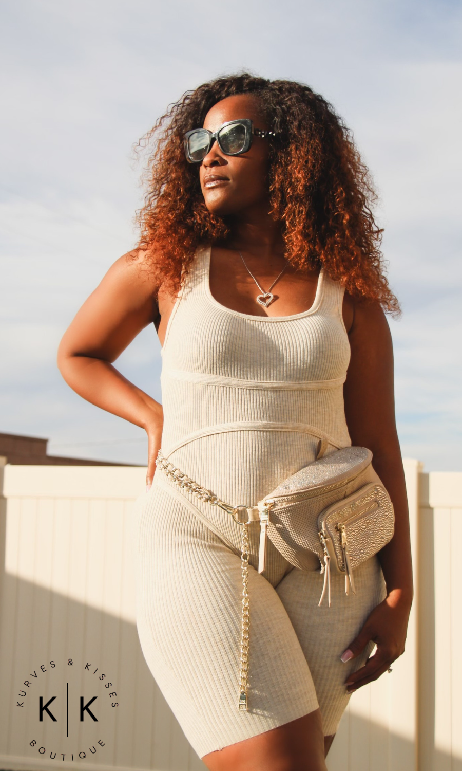 Brianna Ribbed Bodycon Romper