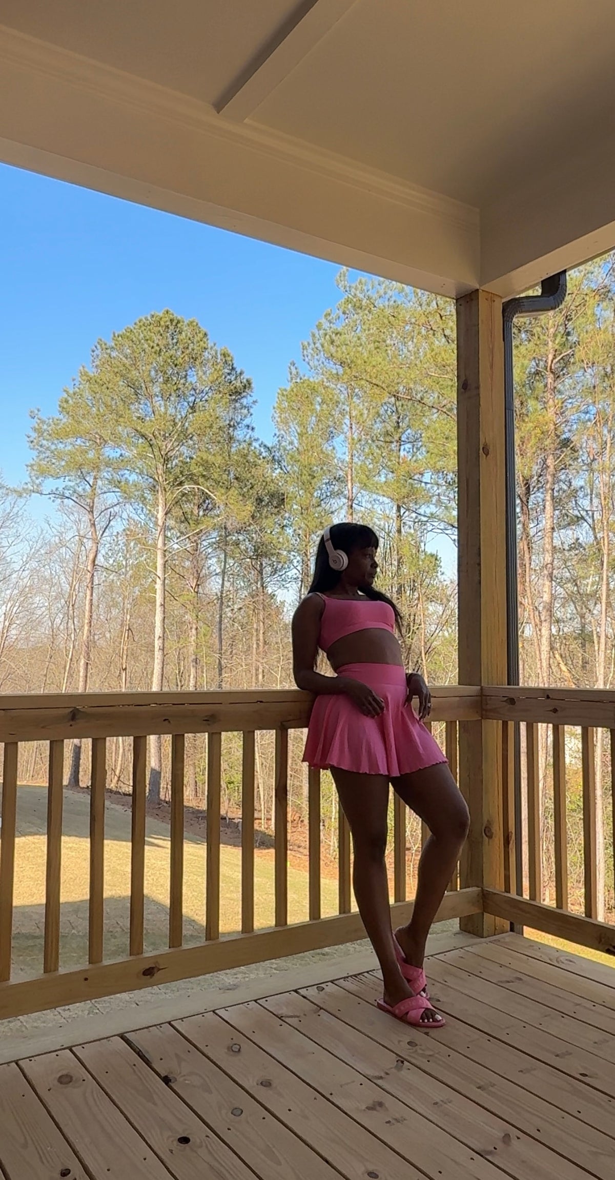 Effortlessly Out & Active Flared Active Skirt Set