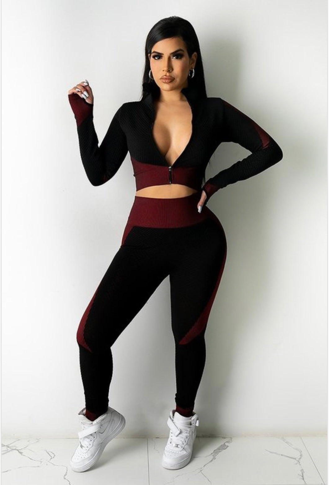 Total Control High Waist 2Pc Legging Set