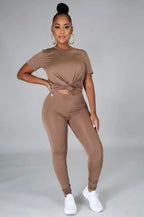 Simple Me 2PC Lounge High Waist Legging Set