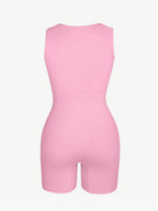Feeling Cozy Romper- Pink