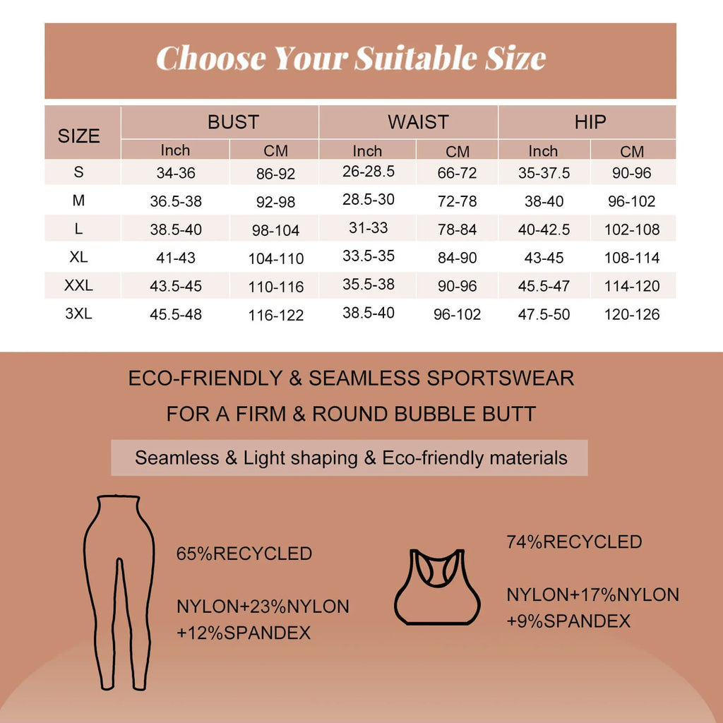 Total Snatched High Waist Sculpting Legging 2pc Set